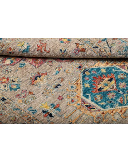 Tappeto Tribal Pakistan bianco 95x152