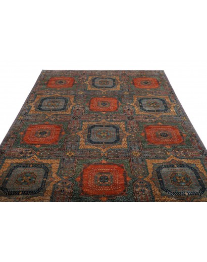 Tappeto Mamlouk Pakistan azzurro 202x302