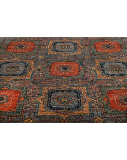 Tappeto Mamlouk Pakistan azzurro 202x302