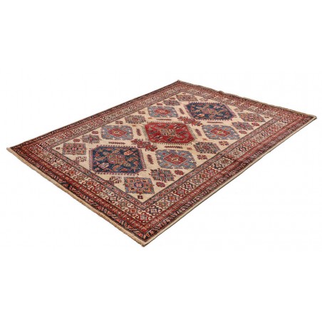 Tappeto Kazak Fine Pakistan marrone giallo 155x202