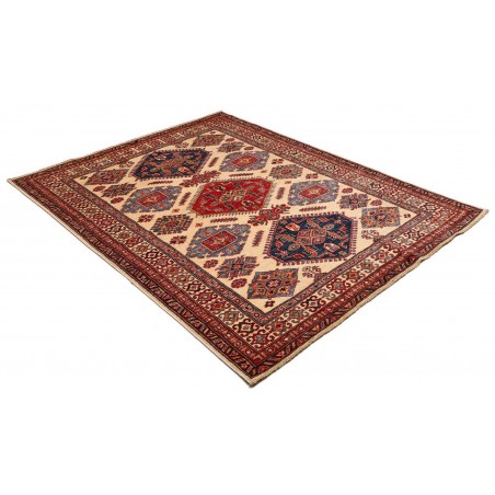 Tappeto Kazak Fine Pakistan marrone giallo 155x202