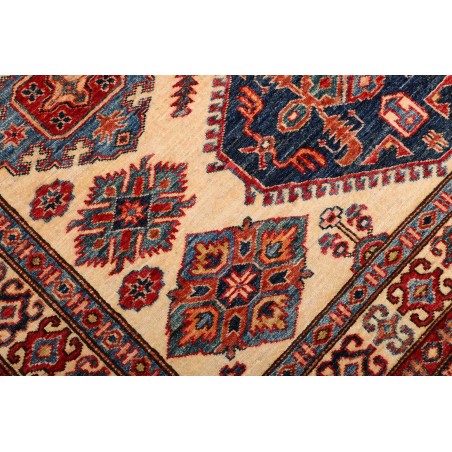 Tappeto Kazak Fine Pakistan marrone giallo 155x202