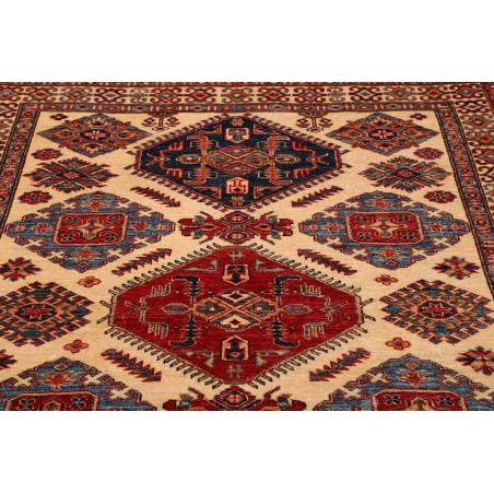 Tappeto Kazak Fine Pakistan marrone giallo 155x202
