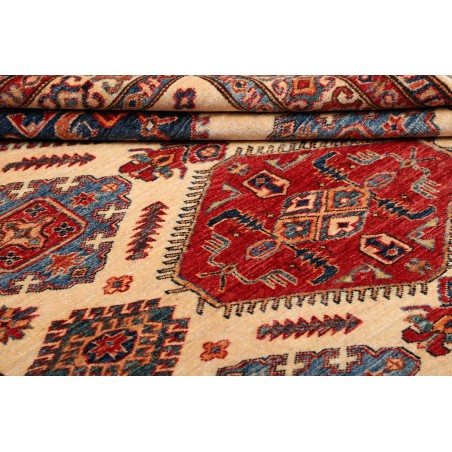 Tappeto Kazak Fine Pakistan marrone giallo 155x202