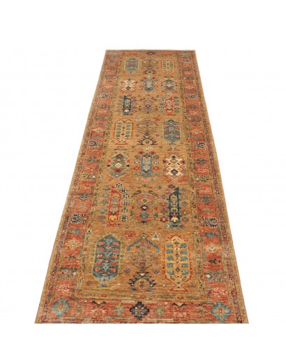 Tappeto Tribal Pakistan arancione 80x260