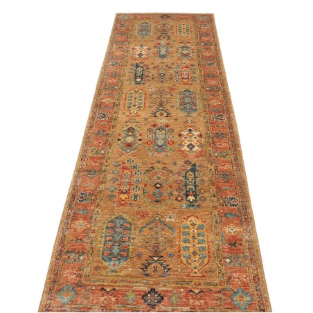 Tappeto Tribal Pakistan arancione 80x260