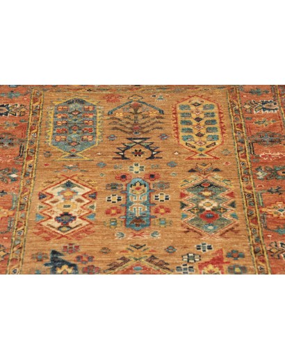 Tappeto Tribal Pakistan arancione 80x260