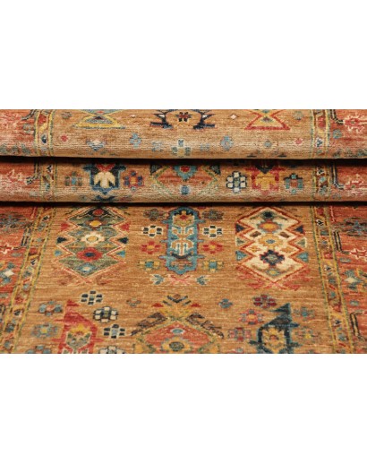 Tappeto Tribal Pakistan arancione 80x260