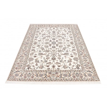 Tappeto Nain 6La Persia bianco grigio 160x235