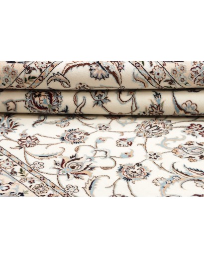 Tappeto Nain 6La Persia bianco grigio 160x235