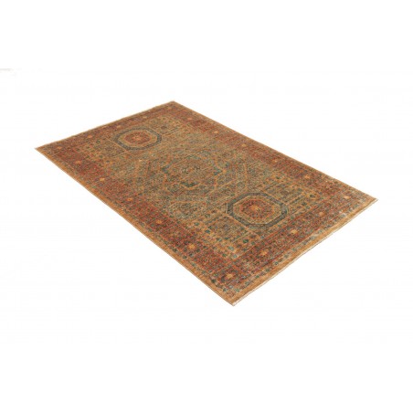 Tappeto Mamlouk Pakistan arancione bianco 100x158