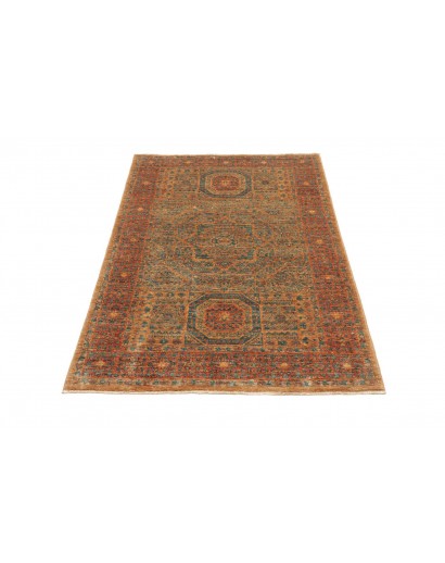 Tappeto Mamlouk Pakistan arancione bianco 100x158