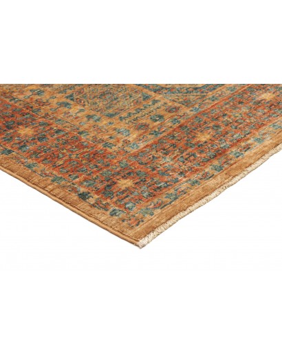 Tappeto Mamlouk Pakistan arancione bianco 100x158