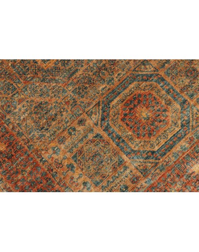 Tappeto Mamlouk Pakistan arancione bianco 100x158