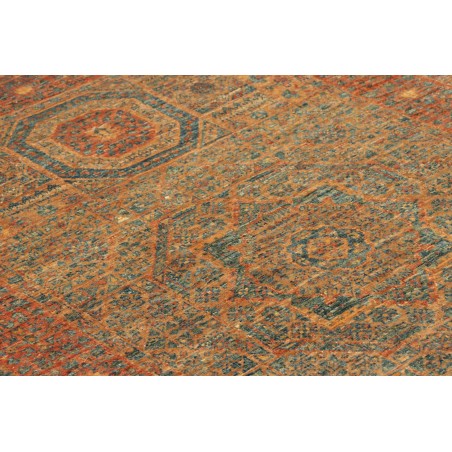 Tappeto Mamlouk Pakistan arancione bianco 100x158