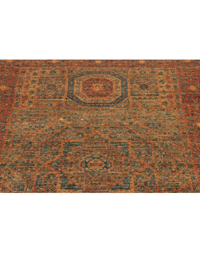 Tappeto Mamlouk Pakistan arancione bianco 100x158