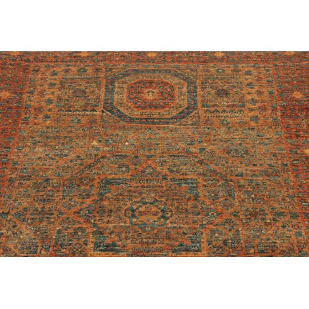 Tappeto Mamlouk Pakistan arancione bianco 100x158
