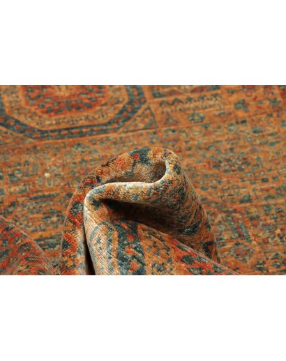Tappeto Mamlouk Pakistan arancione bianco 100x158
