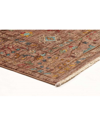 Tappeto Tribal Pakistan marrone bianco 102x150