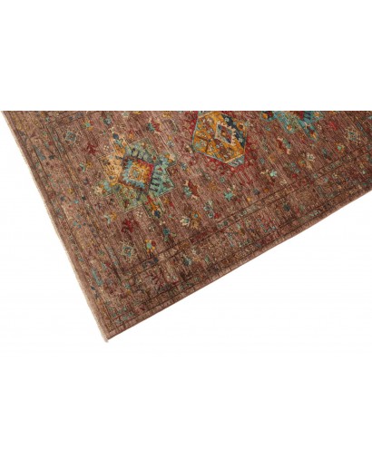 Tappeto Tribal Pakistan marrone bianco 102x150