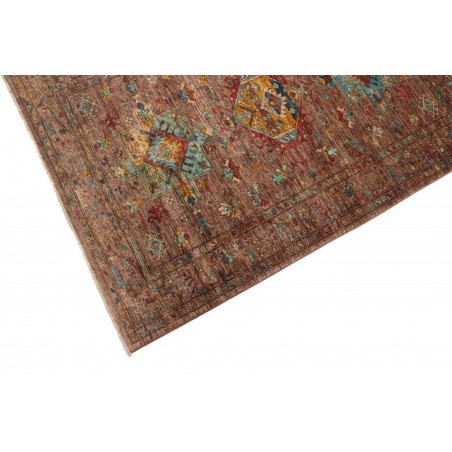 Tappeto Tribal Pakistan marrone bianco 102x150