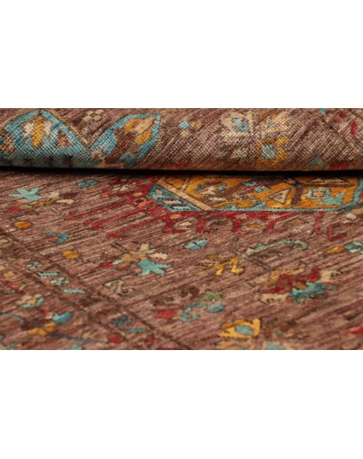 Tappeto Tribal Pakistan marrone bianco 102x150