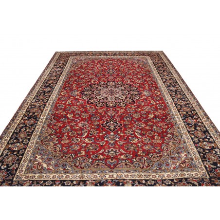 Tappeto Nadjafabad Persia bianco grigio 255x390