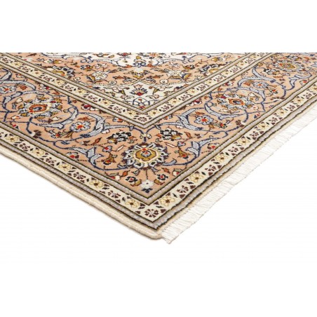 Tappeto Kashan Persia bianco marrone 195x315
