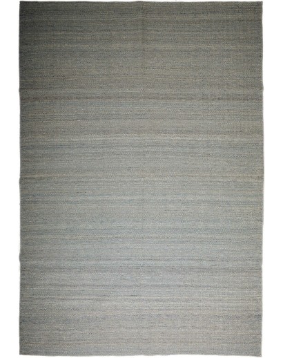 Tappeto Kilim Plain Persia bianco azzurro 253x369