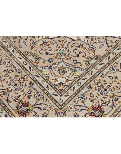Tappeto Kashan Persia azzurro verde 190x298