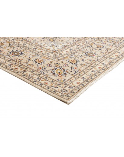 Tappeto Kashan Persia bianco grigio 195x290