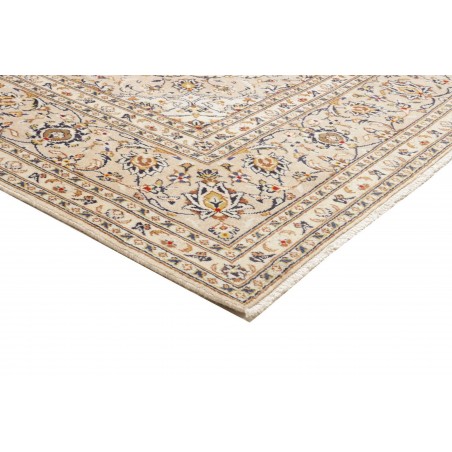 Tappeto Kashan Persia bianco grigio 195x290