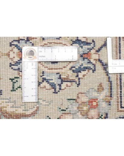 Tappeto Kashan Persia bianco grigio 195x290