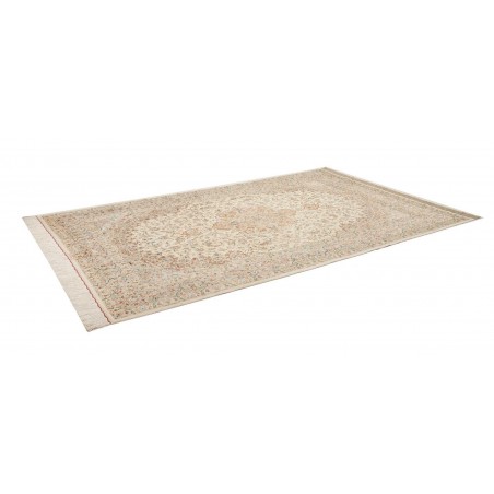Tappeto Ghom seta Persia marrone 193x298
