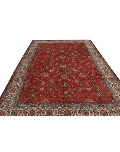 Tappeto Sarough Persia rosso beige 270x390