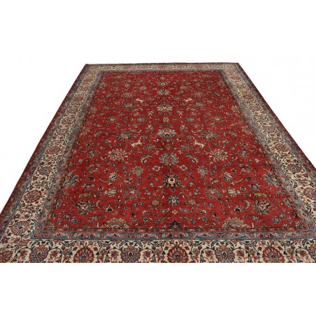 Tappeto Sarough Persia rosso beige 270x390