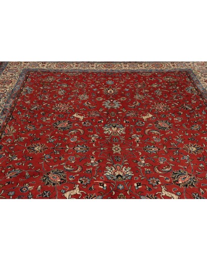 Tappeto Sarough Persia rosso beige 270x390