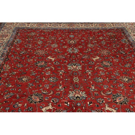 Tappeto Sarough Persia rosso beige 270x390