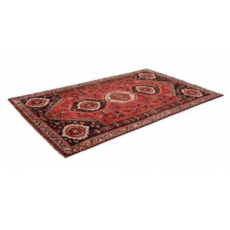 Tappeto Shiraz Fine Persia marrone giallo 160x267