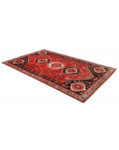 Tappeto Shiraz Fine Persia marrone giallo 160x267