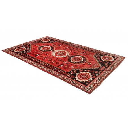 Tappeto Shiraz Fine Persia marrone giallo 160x267