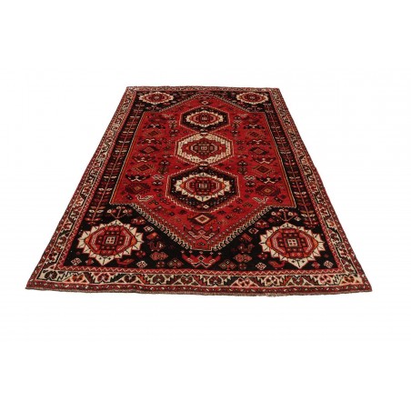 Tappeto Shiraz Fine Persia marrone giallo 160x267