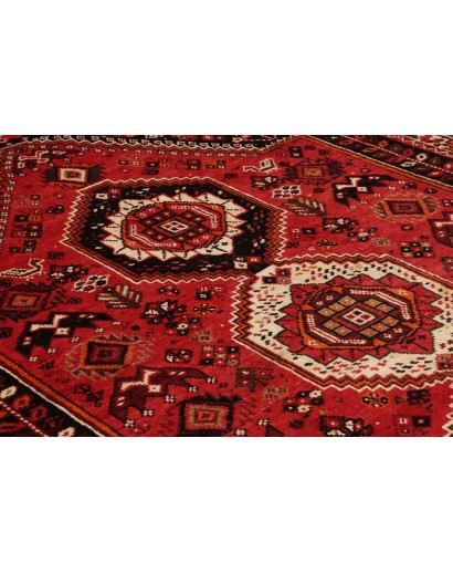 Tappeto Shiraz Fine Persia marrone giallo 160x267