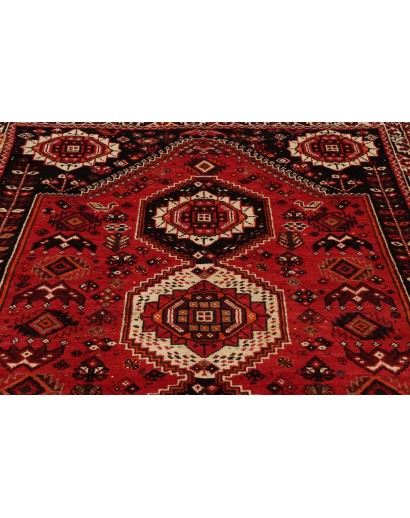 Tappeto Shiraz Fine Persia marrone giallo 160x267