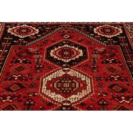 Tappeto Shiraz Fine Persia marrone giallo 160x267