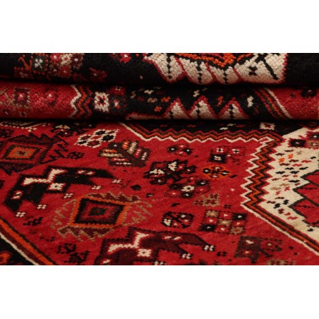 Tappeto Shiraz Fine Persia marrone giallo 160x267