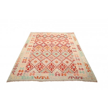 Tappeto Kilim Afghanistan giallo 156x197
