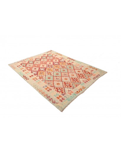 Tappeto Kilim Afghanistan giallo 156x197