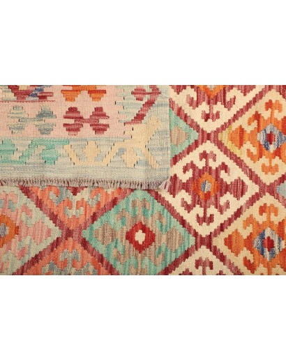 Tappeto Kilim Afghanistan giallo 156x197