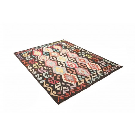 Tappeto Kilim Afghanistan beige verde 157x204